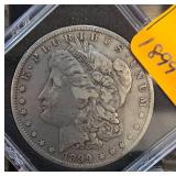 1899-O Morgan Silver Dollar in Holder
