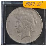 1927-D Peace Silver Dollar Coin