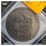 1901 Morgan Silver Dollar in Protective Case