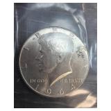 1964 D Kennedy Half Dollar Coin