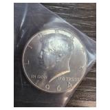 1964 D Kennedy Half Dollar Coin
