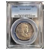1958 Franklin Half Dollar PCGS MS65