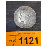 1935-S Peace Silver Dollar Coin
