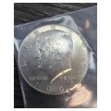 1964 D Kennedy Half Dollar Coin
