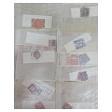 Vintage Stamps in Glassine Envelopes