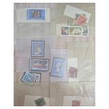 Global Postage Stamps in Envelopes