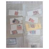 International Postage Stamps in Sleeves