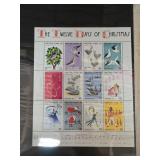 The Twelve Days of Christmas Stamp Sheet