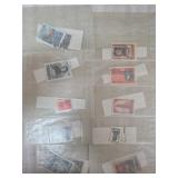 Russian Postage Stamps in Sleeves
