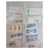 Vintage Stamps in Protective Sleeves