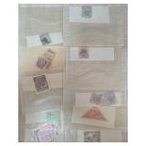 Vintage Postage Stamps Mixed Country