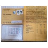 A Collectible Bangladesh Stamp Sheet and Documents