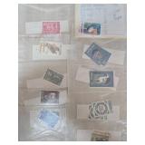 Stamps in Protective Sleeves