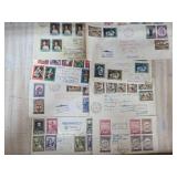 Stamped Envelopes With Various Postmarks