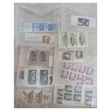 U.S. Postage Stamps in Sleeves
