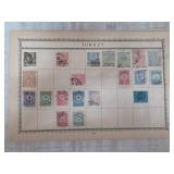 Worldwide Stamps in Album Pages