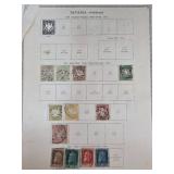Stamp Album Pages Featuring Global Selections