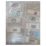 Vintage Honduras and Hong Kong Stamps