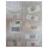 Worldwide Postage Stamps in Envelopes
