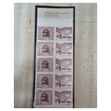 Swedish Stamps Sheet Featuring Architecture Design