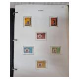 Stamp Collection Album Featuring Albania and Afgha