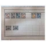 Worldwide Stamps on Album Pages