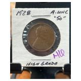 1928 Lincoln Wheat Cent in High Grade