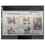 United States 6Â¢ Christmas Stamps Block