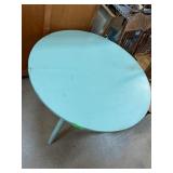 Wooden Table with Turned Legs