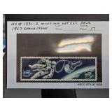 1967 US #1331-1332 Space Issue Stamps Pair