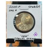 2005-P Sacagawea Dollar SP68 Special Strike