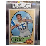 1970 Topps Tom Mack HOF Rookie Card #151