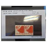 1974 US 1518 Mint NH J. Line Pair Stamps