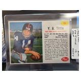 1962 Post Y.A. Tittle Football Card #29