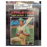 1971 Topps #20 Reggie Jackson Graded Baseball Card