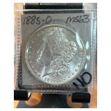 1885-O Morgan Silver Dollar MS63