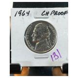 1964 Jefferson Nickel CH Proof