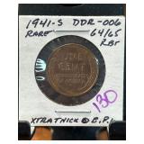 1941-S Lincoln Cent DDR-006 in Holder