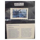 1973 Bicentennial Boston Tea Party Stamp Block
