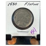 1930 Buffalo Nickel in Fine/Very Fine Condition