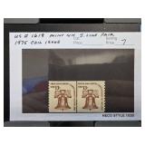 1975 USA 1618 13Â¢ Liberty Bell Pair