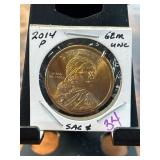 2014 P Sacagawea Dollar Gem Uncirculated