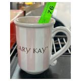 Mary Kay Pink and White Ceramic Mug