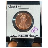 2003-S Lincoln Cent Cameo Proof