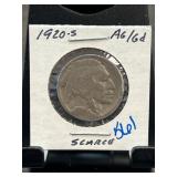 1920-S Buffalo Nickel in Holder