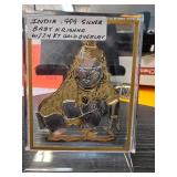 India .999 Silver Baby Krishna Figure
