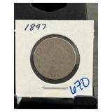 1897 Liberty Head Nickel Coin