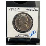 1956-D Jefferson Nickel Gem Uncirculated