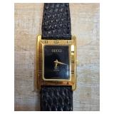 Gucci Quartz Watch with Leather Strap