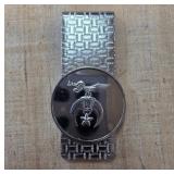 Metal Money Clip with Shriner Emblem
